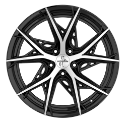 Fælge KESKIN WHEELS KT24C 19 5x114.3 BLACK FRONT POLISH