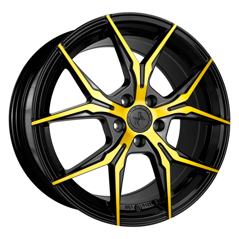 Fælge KESKIN WHEELS KT19N 19 5x112 BLACK FRONT GOLD