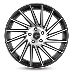 Fælge KESKIN WHEELS KT17 22 5x112 MATT BLACK FRONT POLISH