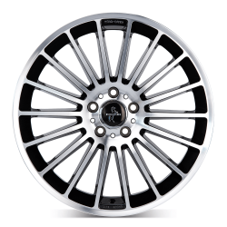 Fælge KESKIN WHEELS KT15 17 5x112 BLACK FRONT POLISH