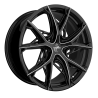 Fælge KESKIN WHEELS KT24 19 5x108 BLACK SECRET DIAMOND