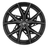Fælge KESKIN WHEELS KT24 19 5x108 BLACK SECRET DIAMOND