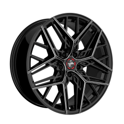 Fælge KESKIN WHEELS KT25 20 5x120 BLACK SECRET DIAMOND