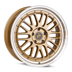 Fælge KESKIN WHEELS KT22 19 5x108 GOLD LIP POLISH