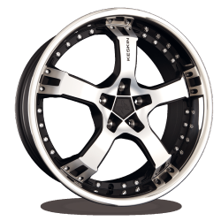 Fælge KESKIN WHEELS KT10 18 5x100 MATT BLACK FRONT POLISH SL