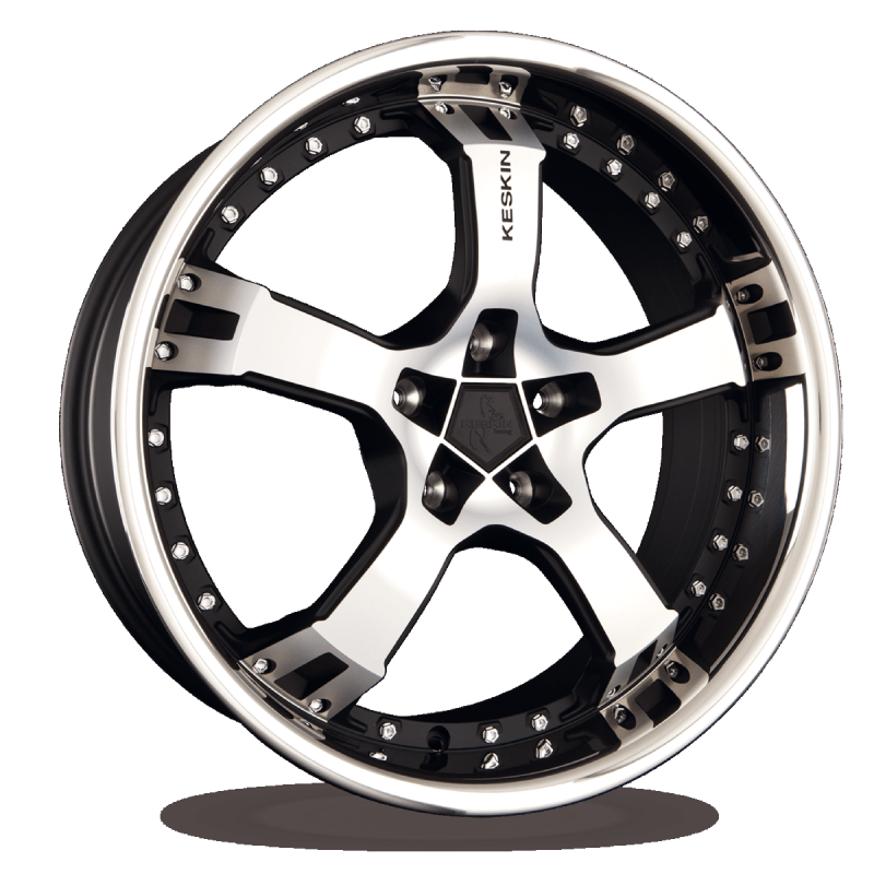 Fælge KESKIN WHEELS KT10 18 5x100 MATT BLACK FRONT POLISH SL