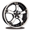 Fælge KESKIN WHEELS KT10 18 5x100 MATT BLACK FRONT POLISH SL