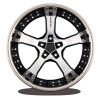 Fælge KESKIN WHEELS KT10 18 5x100 MATT BLACK FRONT POLISH SL