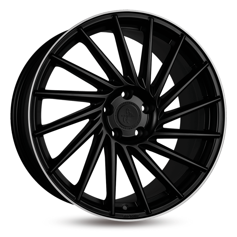Fælge KESKIN WHEELS KT17 18 5x112 MATT BLACK LIP POLISH
