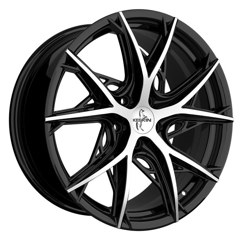 Fælge KESKIN WHEELS KT24 19 5x114.3 BLACK FRONT POLISH