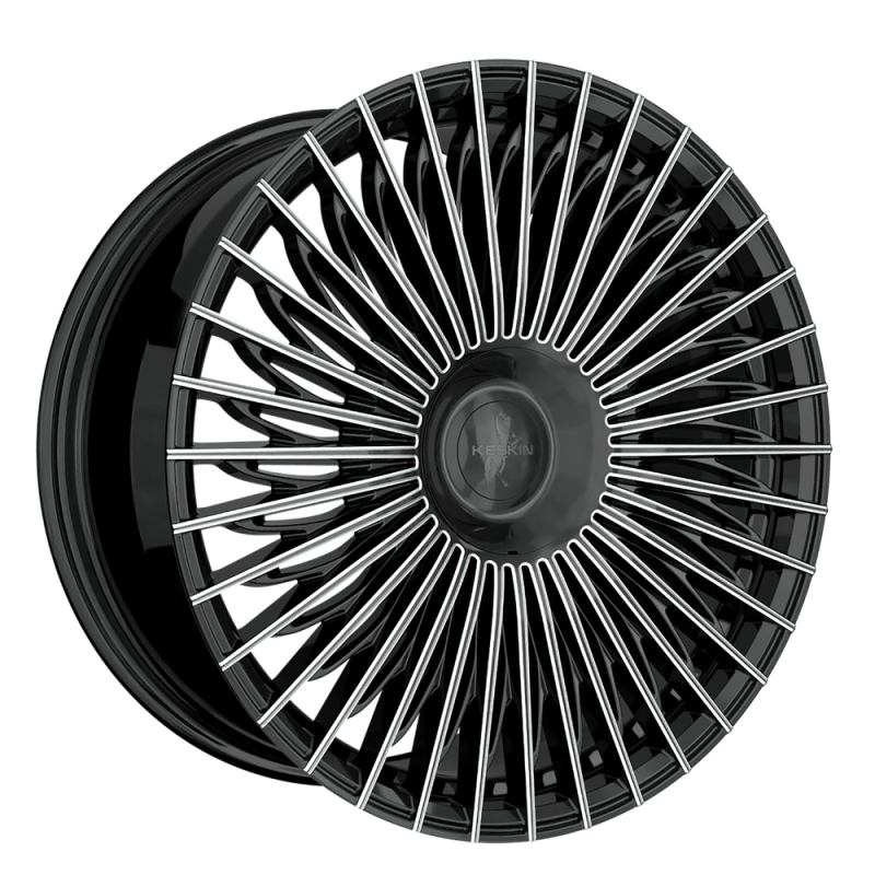 Fælge KESKIN WHEELS KT X1 19 5x112 BLACK SECRET DIAMOND