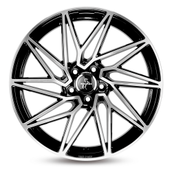 Fælge KESKIN WHEELS KT20 18 5x112 BLACK FRONT POLISH