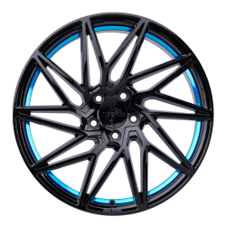 Fælge KESKIN WHEELS KT20 18 5x112 BLACK PAINTED BLUE INSIDE