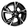 Fælge MAM WHEELS RS5 20 5x120 BLACK FRONT POLISH