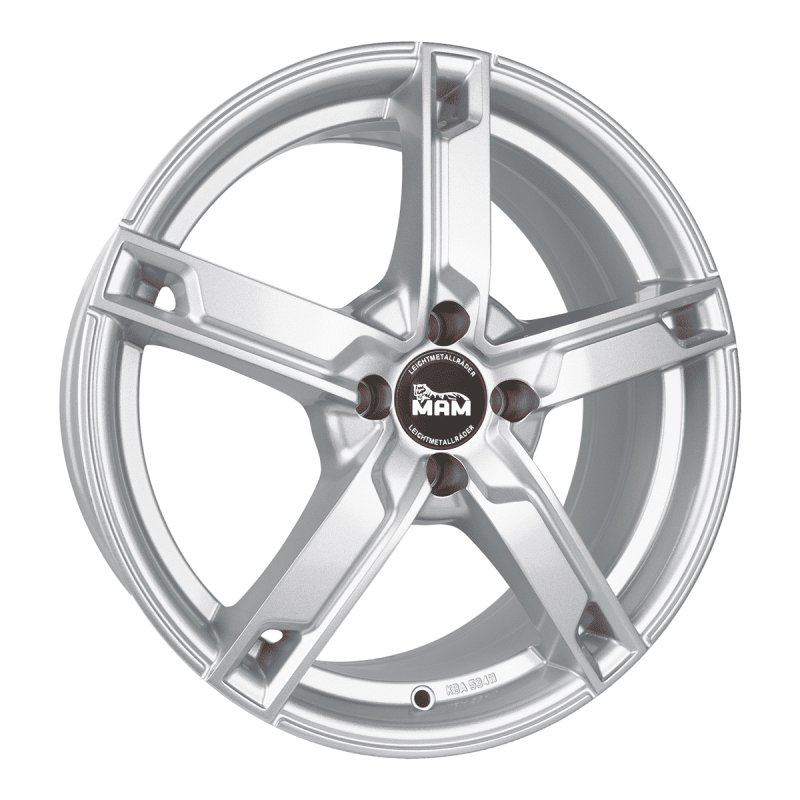 Fælge MAM WHEELS W4 17 4x108 SILVER PAINTED