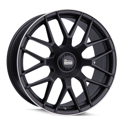 Fælge MAM WHEELS GT1 22 5x130 MATT BLACK LIP POLISH