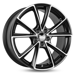Fælge MAM WHEELS A5 18 5x112 MATT BLACK FRONT POLISH