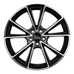 Fælge MAM WHEELS A5 18 5x112 MATT BLACK FRONT POLISH