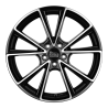 Fælge MAM WHEELS A5 18 5x112 MATT BLACK FRONT POLISH
