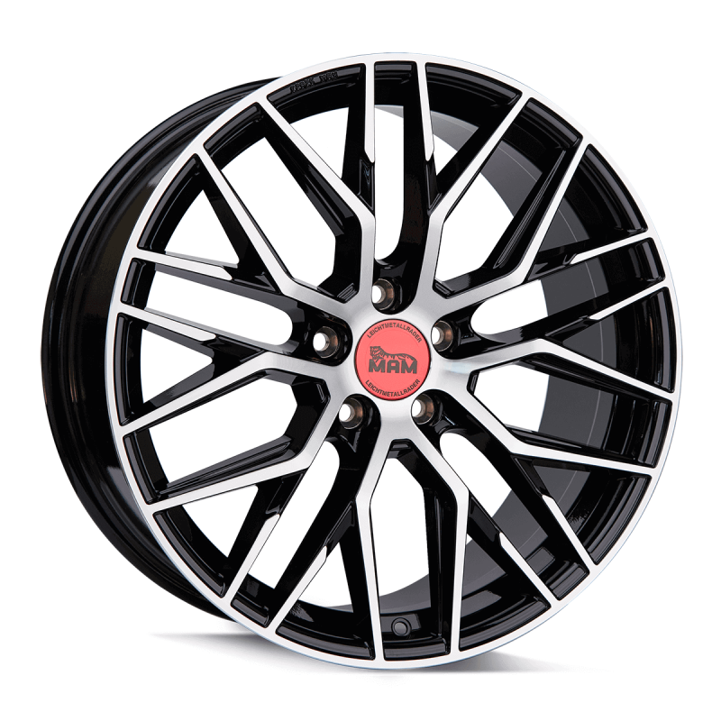 Fælge MAM WHEELS RS4 19 5x120 BLACK FRONT POLISH