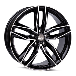 Fælge MAM WHEELS RS3 20 5x112 BLACK FRONT POLISH