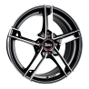 Fælge MAM WHEELS W4 17 5x108 BLACK FRONT POLISH
