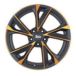 Fælge MAM WHEELS RS6 18 5x112 MATT BLACK FRONT COPPER