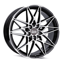 Fælge MAM WHEELS B2N 19 5x112 BLACK FRONT POLISH
