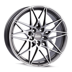 Fælge MAM WHEELS B2N 19 5x112 PALLADIUM FRONT POLISH