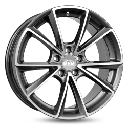 Fælge MAM WHEELS A5 19 5x112 PALLADIUM FRONT POLISH
