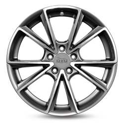 Fælge MAM WHEELS A5 19 5x112 PALLADIUM FRONT POLISH