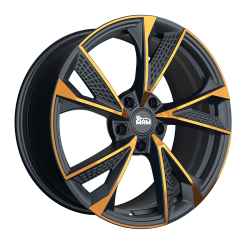 Fælge MAM WHEELS RS6 19 5x120 MATT BLACK FRONT COPPER
