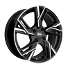 Fælge MAM WHEELS RS5 16 4x108 BLACK FRONT POLISH
