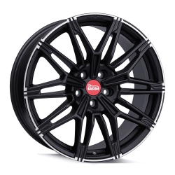 Fælge MAM WHEELS B3N 19 5x112 MATT BLACK LIP POLISH