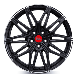 Fælge MAM WHEELS B3N 19 5x112 MATT BLACK LIP POLISH
