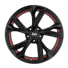 Fælge MAM WHEELS RS6 20 5x108 BLACK PAINTED RED INSIDE
