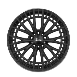 Fælge MAM WHEELS GT2 19 5x120 MATT BLACK LIP POLISH