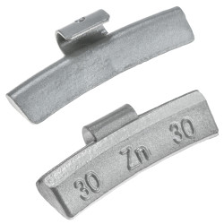 ALU-zinkvægte til aluminiumsfælge ZN/A 30 g / 50 stk. - Stix