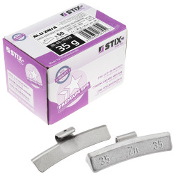 ALU-zinkvægte til aluminiumsfælge ZN/A 35 g / 50 stk. - Stix