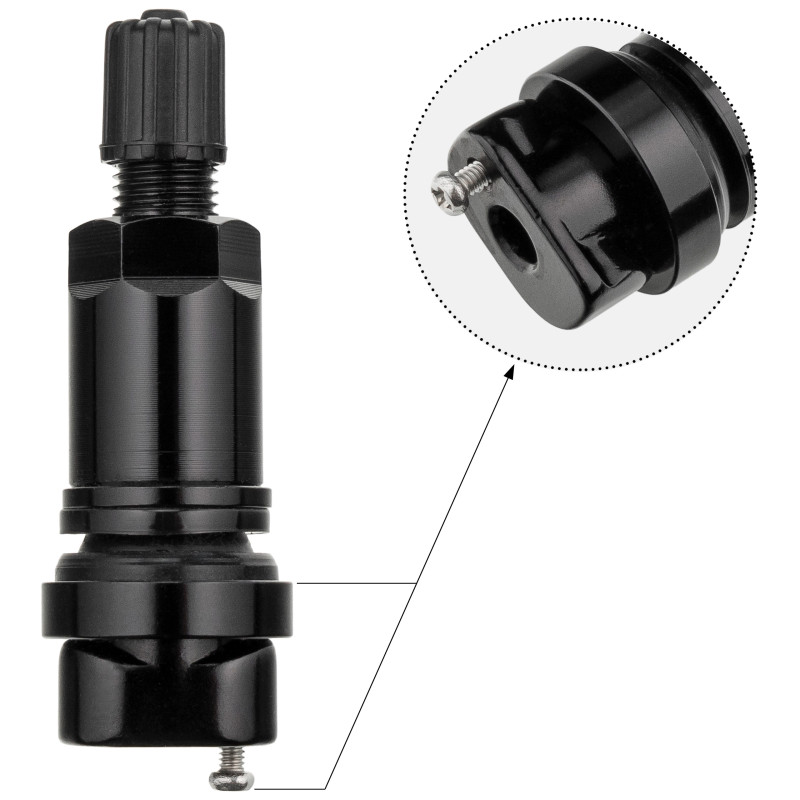TPMS-02 STIX-ventil til VDO-sensor, sort