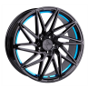 Fælge KESKIN WHEELS KT20 19 5x112 BLACK PAINTED BLUE INSIDE