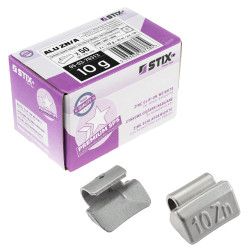 ALU-zinkvægte til aluminiumsfælge ZN/A 10 g / 50 stk. – Stix