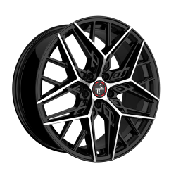 Fælge KESKIN WHEELS KT25 20 5x112 BLACK FRONT POLISH