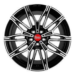 Fælge MAM WHEELS B3 19 5x120 BLACK FRONT POLISH
