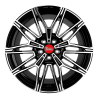 Fælge MAM WHEELS B3 19 5x120 BLACK FRONT POLISH