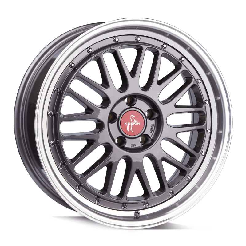 Fælge KESKIN WHEELS KT22 19 5x100 TITAN GREY LIP POLISH