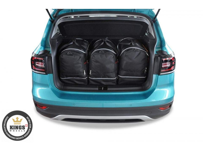 Rejsetaske sæt til VW T-CROSS 2018+ CAR BAGS SET PCS
